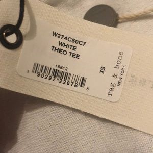 rag & bone Tops - Rag & Bone white tee rag & bone Tops - Rag & Bone white tee